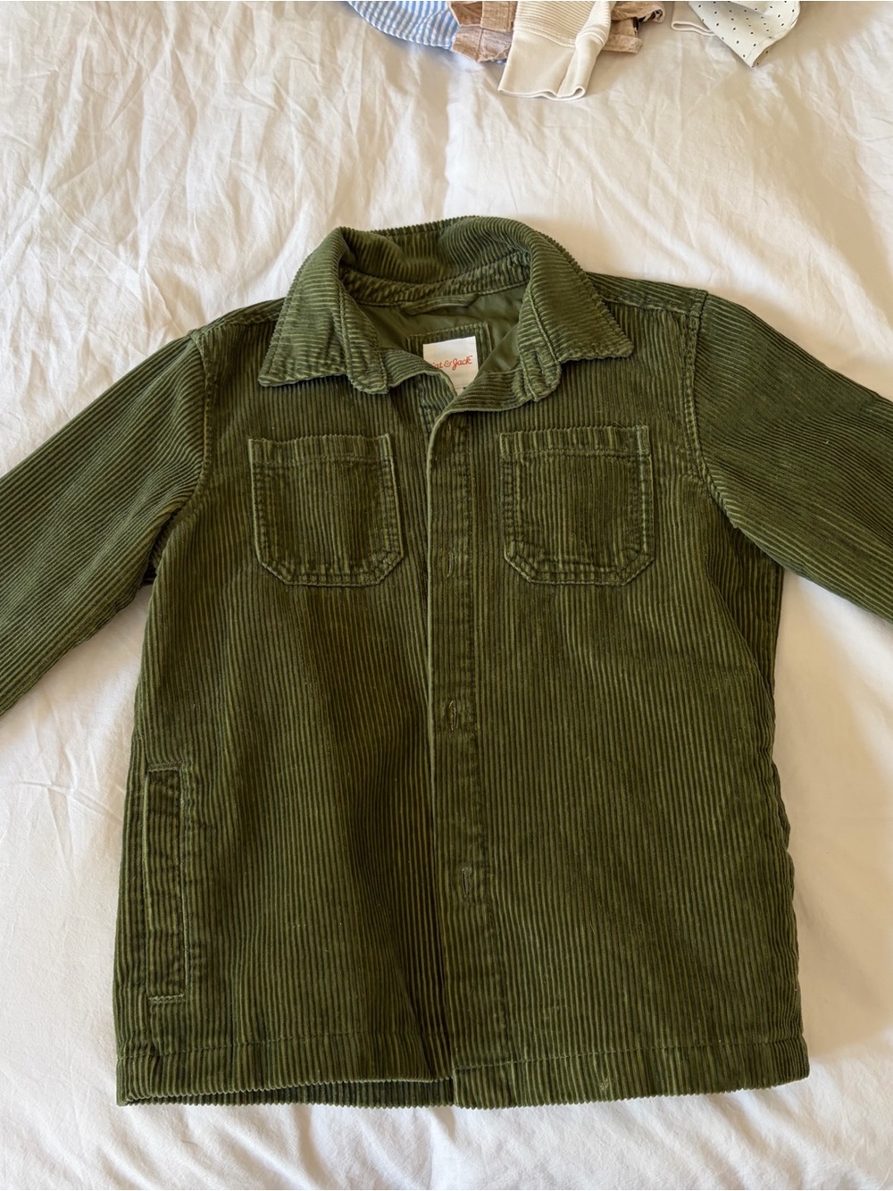 Cat & Jack Olive Green Corduroy Jacket for Kids